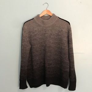 Athleta merino sweater ombré mock turtleneck